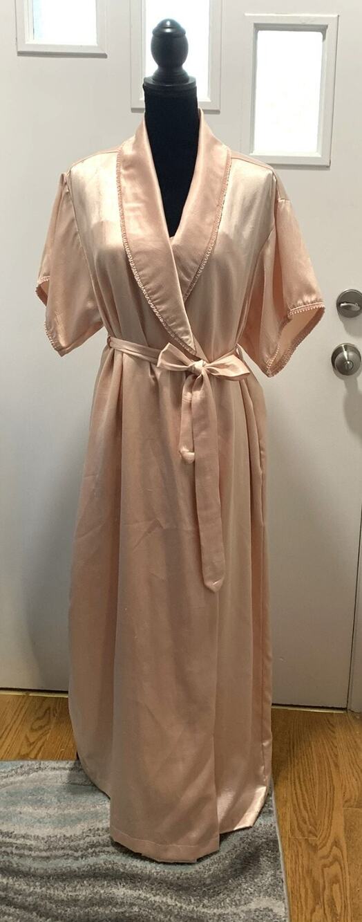 Vintage Barbizon Nightgown & Robe Set Size Med